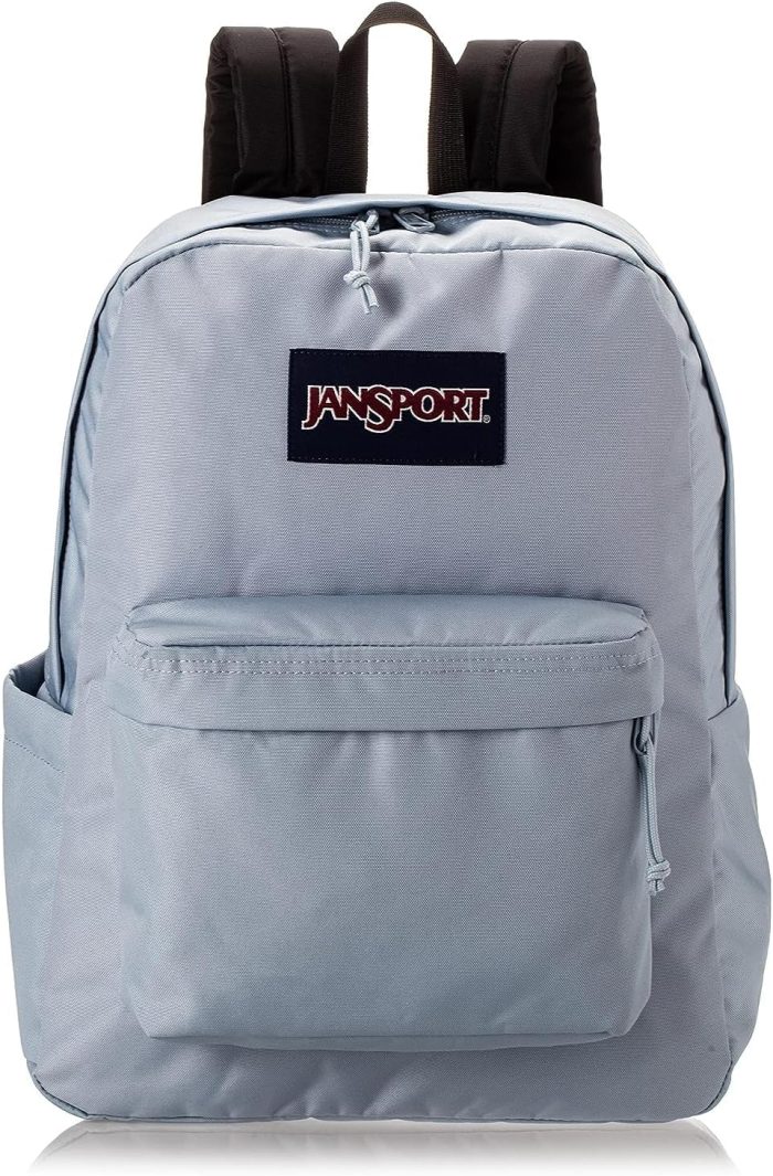JanSport SuperBreak Plus Backpack with Padded 15-inch Laptop Sleeve and Integrated Bottle Pocket - Spacious and Durable Daypack for Work and Travel - Blue Dusk