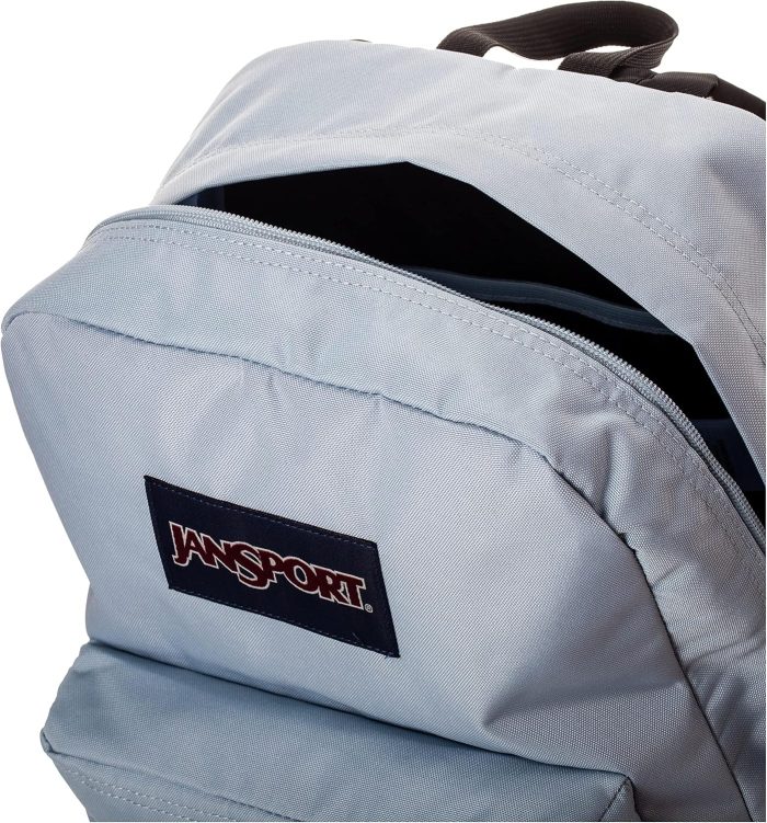 JanSport SuperBreak Plus Backpack with Padded 15-inch Laptop Sleeve and Integrated Bottle Pocket - Spacious and Durable Daypack for Work and Travel - Blue Dusk - Image 5